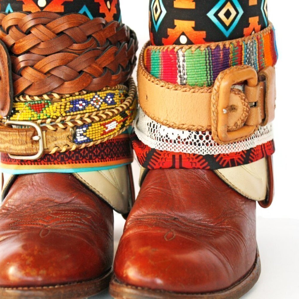 Wild & Free Custom Handmade Upcycled Wild Ones Boots - Picture 5 of 6